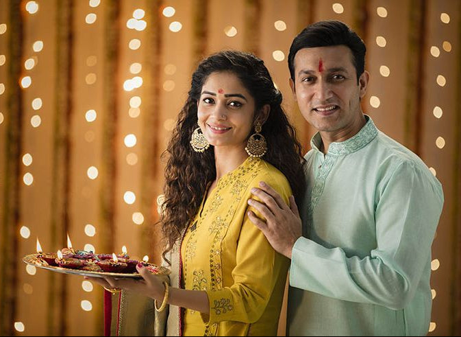 Couple Puja With Prasadam