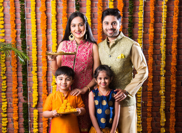 Family Puja With Prasadam